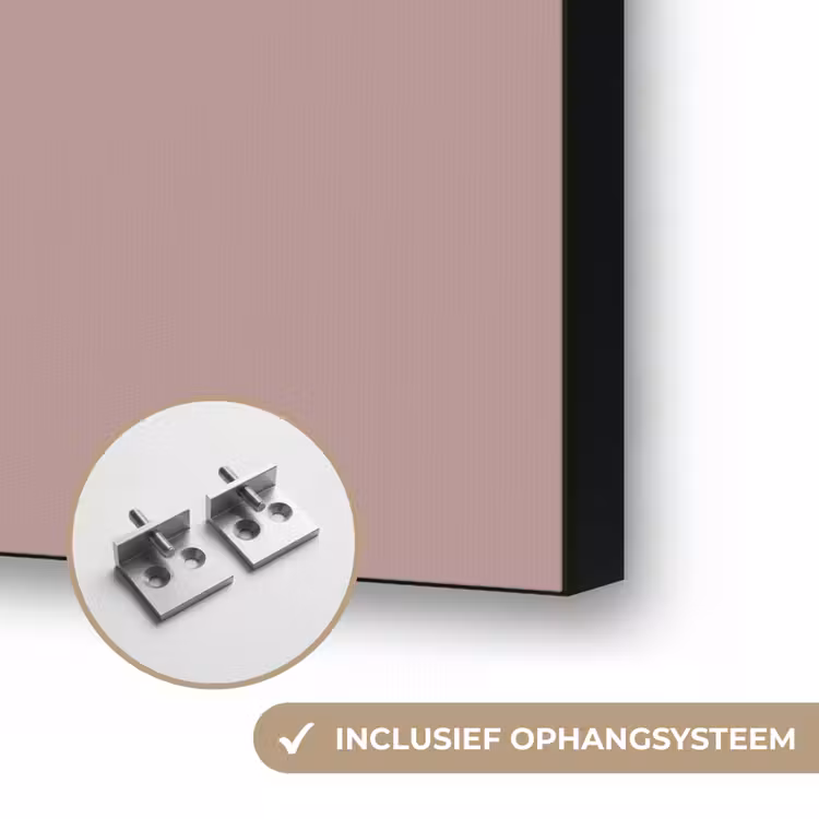 Tros - Druiven - Illustratie - Bladeren Textielframe zwart klein -USP_ophangsysteemNL