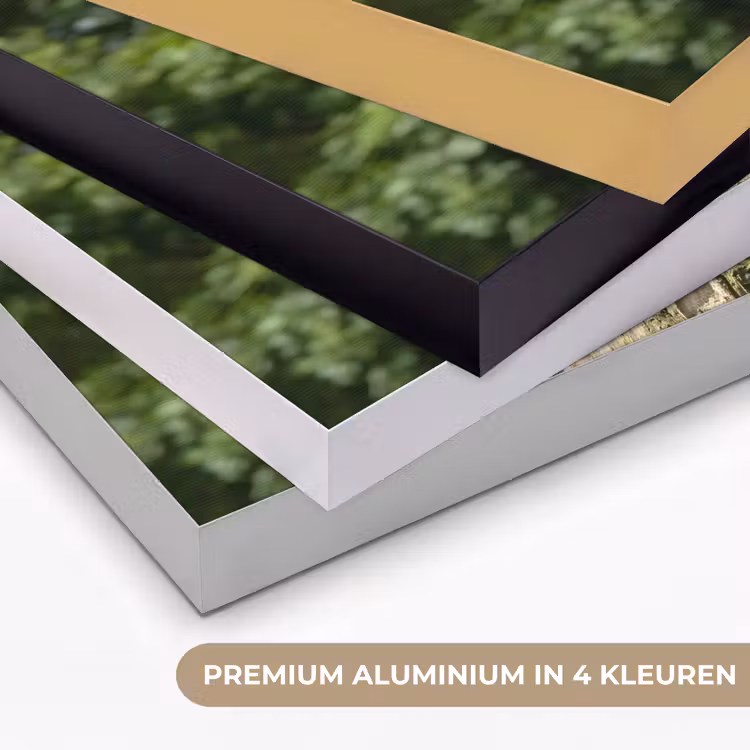 Uil - Boomstronk - Bos - Lucht Textielframe zwart klein -USP_kleurenNL