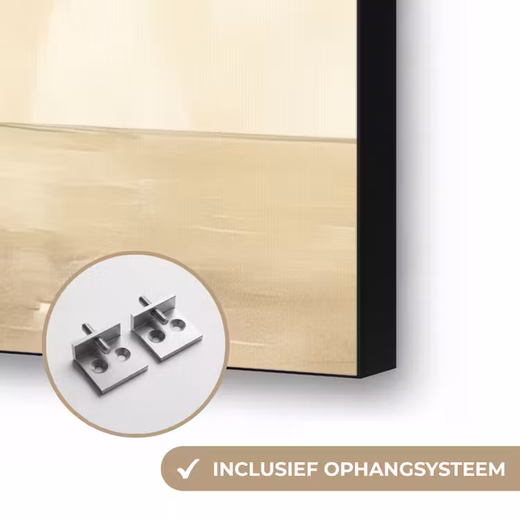 Vaas - Keramiek - Olijftakken Textielframe zwart klein -USP_ophangsysteemNL