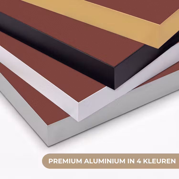 Valentine - Velvet - Rood Textielframe zwart klein 947 -USP_kleurenNL