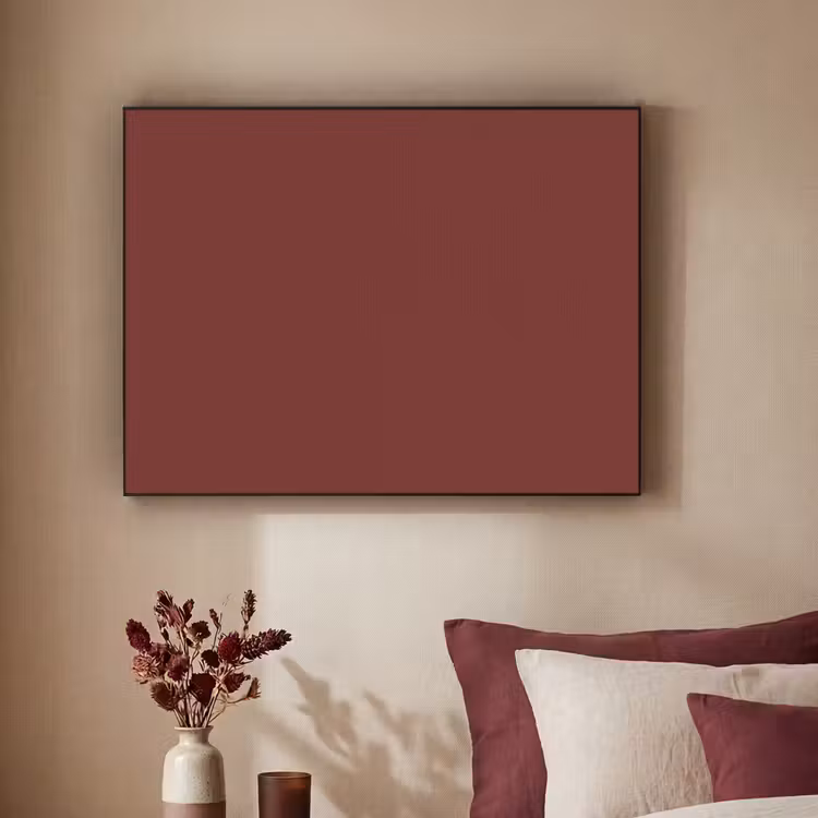 Valentine - Velvet - Rood Textielframe zwart klein 947 -sfeer1