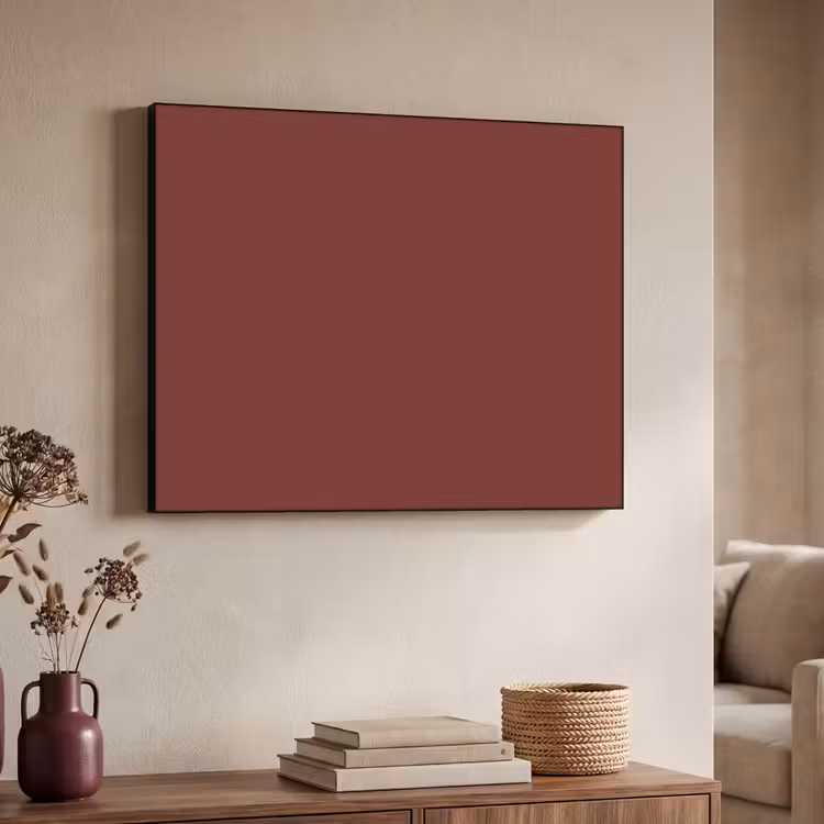 Valentine - Velvet - Rood Textielframe zwart klein 947 -sfeer3