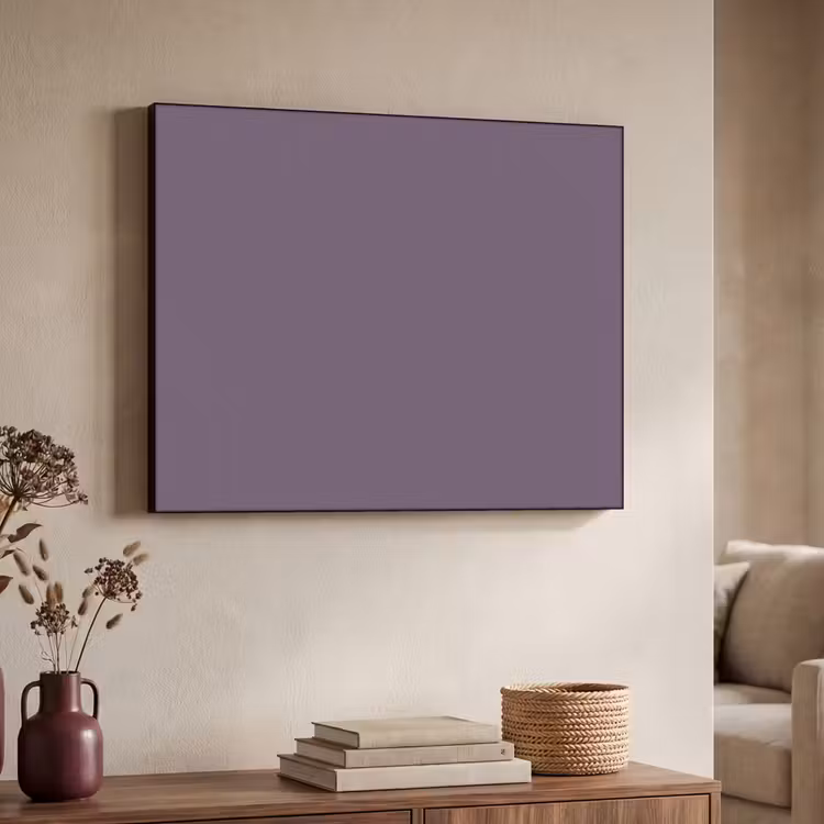 Velvet - Aubergine - Paars Textielframe zwart klein 947 -sfeer3
