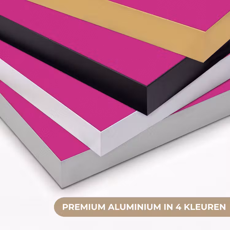 Velvet - Magenta - Roze Textielframe zwart klein 947 -USP_kleurenNL