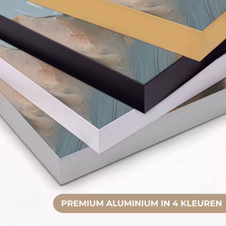 Verf - Kleuren - Abstract - Kunst Textielframe zwart klein -USP_kleurenNL