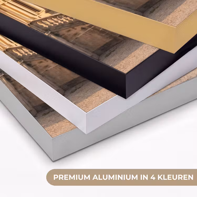 Art frame - Villa - water -trappen - Villa - water -trappen Textielframe zwart klein