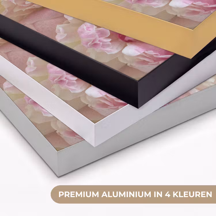 Vintage - Bloemen - Rozen - Natuur Textielframe zwart klein -USP_kleurenNL