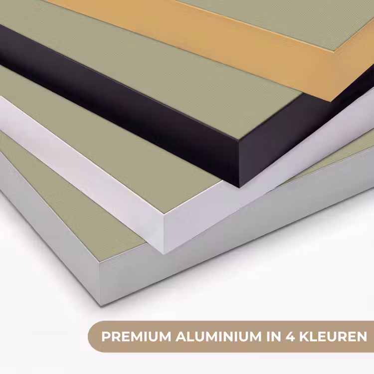 Vintage - Sage - Groen Textielframe zwart klein 947 -USP_kleurenNL