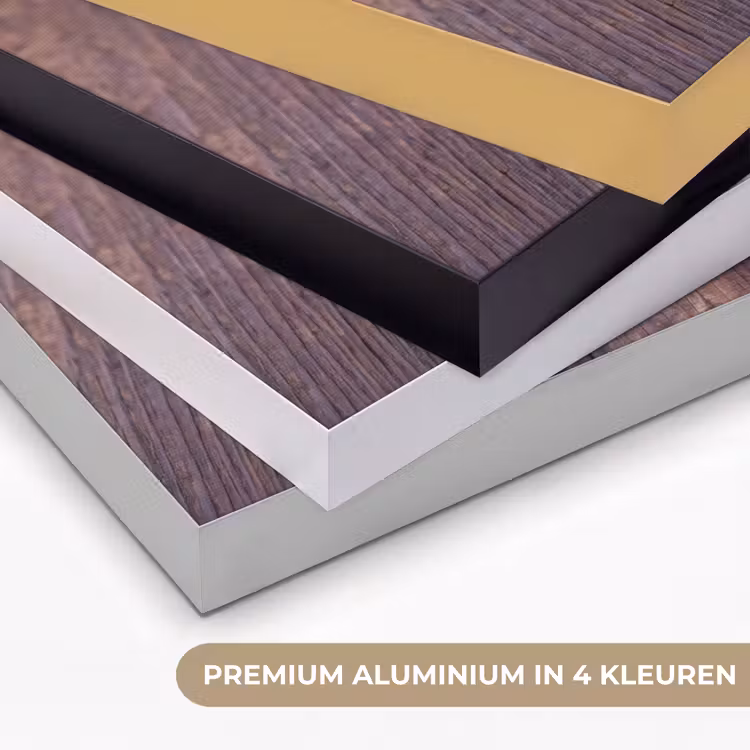 Art frame - Vis - Blikjes - Keuken - Vis - Blikjes - Keuken Textielframe zwart klein