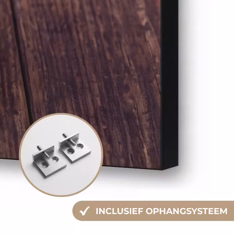 Art frame - Vis - Blikjes - Keuken - Vis - Blikjes - Keuken Textielframe zwart klein