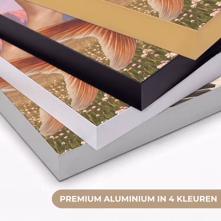 Art frame - Vis - Natuur - Abstract - Vis - Natuur - Abstract Textielframe zwart klein