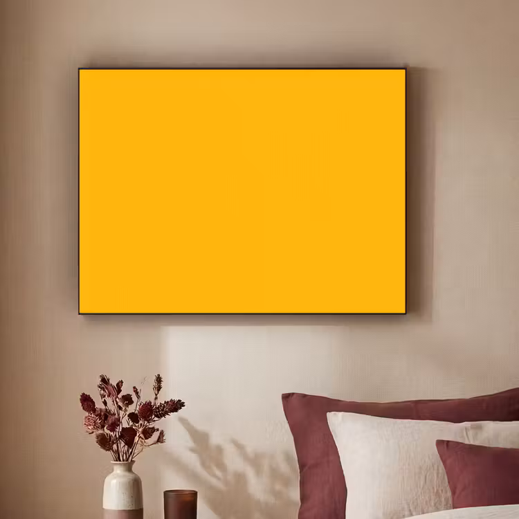 Vivid - Amber - Geel Textielframe zwart klein 947 -sfeer1