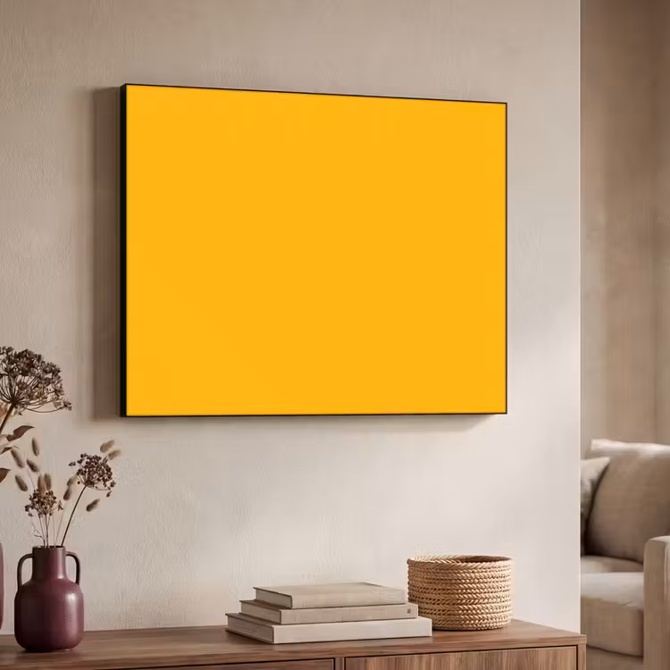 Vivid - Amber - Geel Textielframe zwart klein 947 -sfeer3