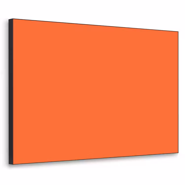 Vivid - Amber - Oranje Textielframe zwart klein 947 -3d