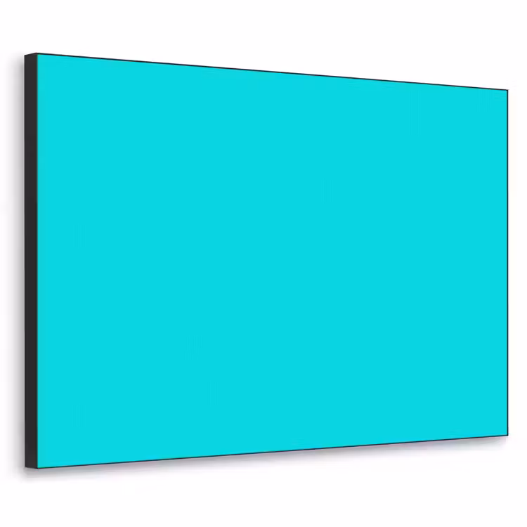 Vivid - Aquamarine - Turkoois Textielframe zwart klein 947 -3d