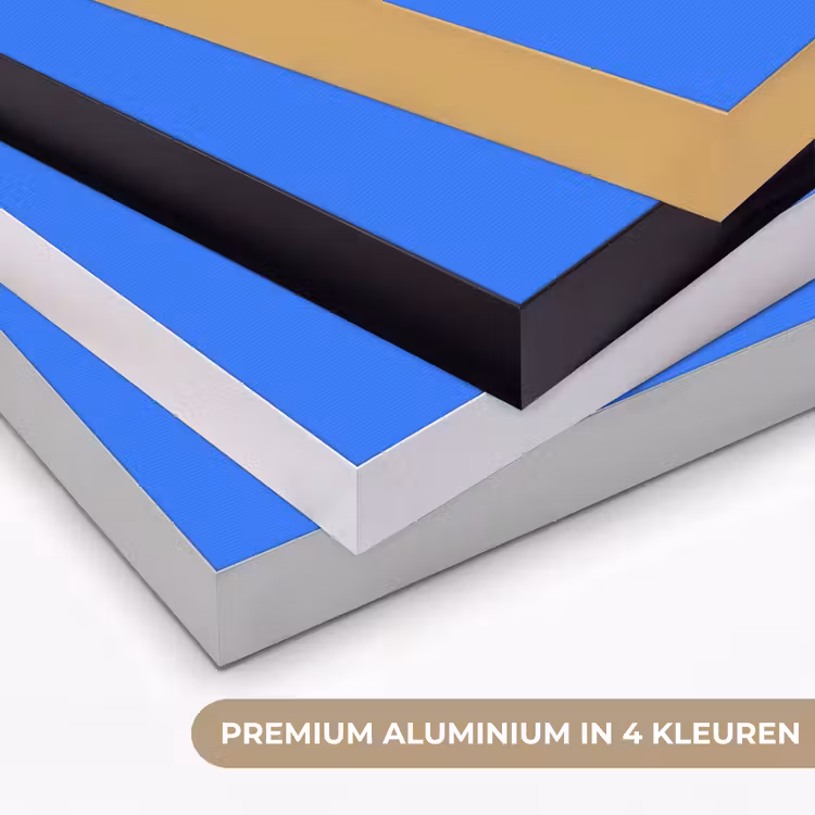 Vivid - Cobalt - Blauw Textielframe zwart klein 947 -USP_kleurenNL