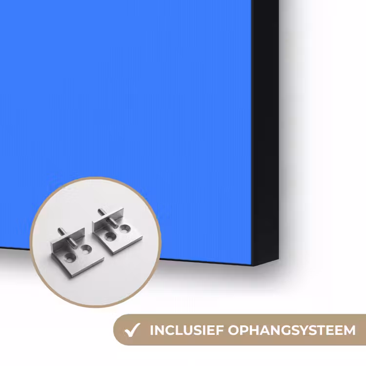 Vivid - Cobalt - Blauw Textielframe zwart klein 947 -USP_ophangsysteemNL