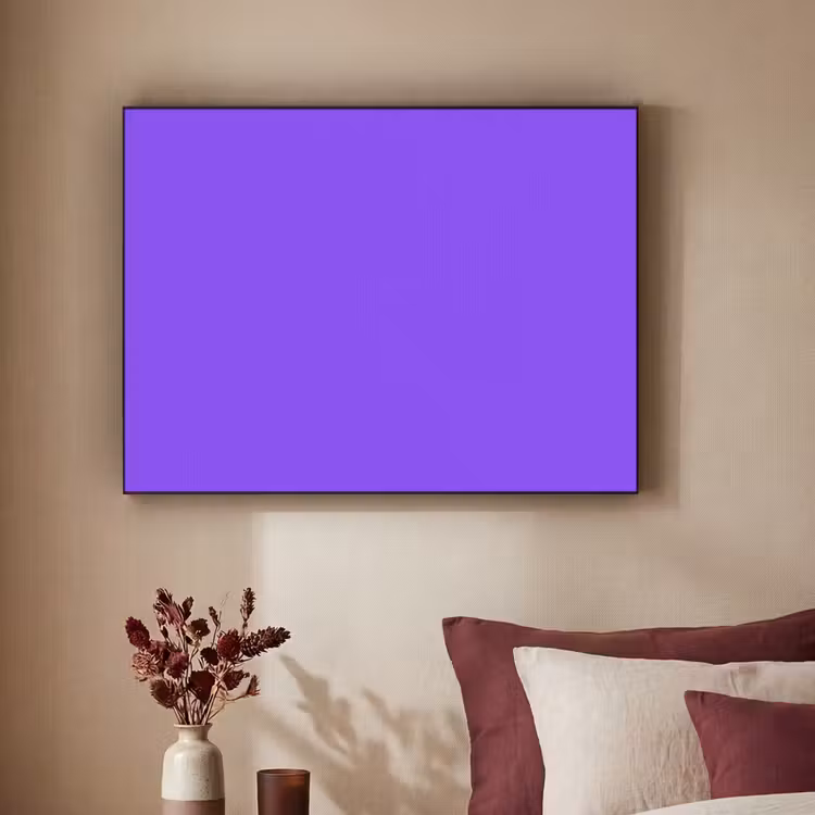 Vivid - Violet - Paars Textielframe zwart klein 947 -sfeer1