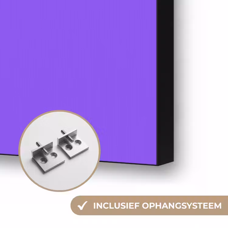 Vivid - Violet - Paars Textielframe zwart klein 947 -USP_ophangsysteemNL