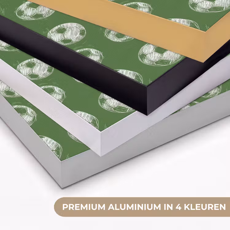 Voetbal - Sport - Groen Textielframe zwart klein 947 -USP_kleurenNL