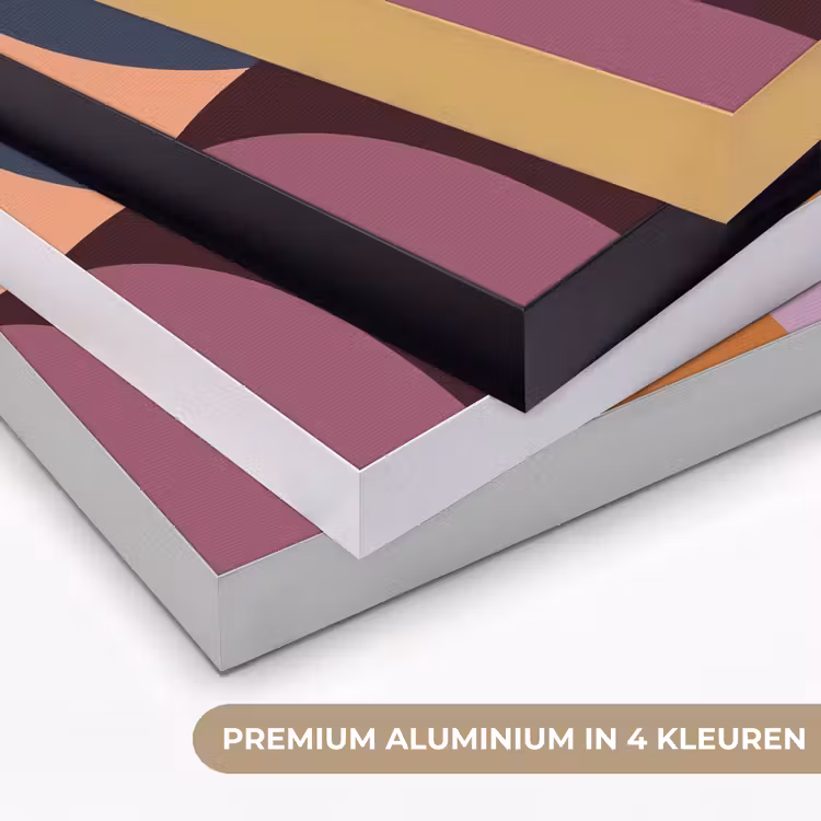 Vormen - Abstract - Kleuren - Vierkant Textielframe zwart klein -USP_kleurenNL