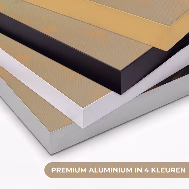 Vrouw - Aardbeien - Kroon Textielframe zwart klein -USP_kleurenNL