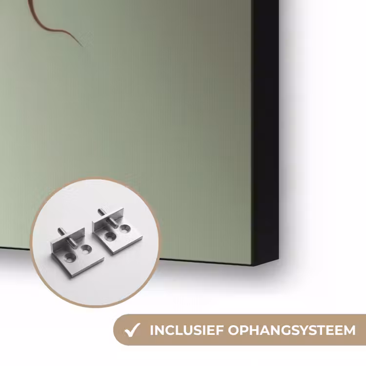 Vrouw - Chocolade - Frambozen - Aardbeien - Koekjes Textielframe zwart klein -USP_ophangsysteemNL