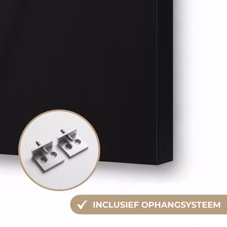 Vrouw - Cocktail - Chic Textielframe zwart klein -USP_ophangsysteemNL