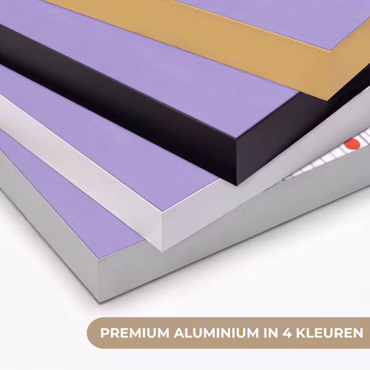 Vrouw - Gezicht - Mensen - Abstract - Kleurrijk Textielframe zwart klein -USP_kleurenNL