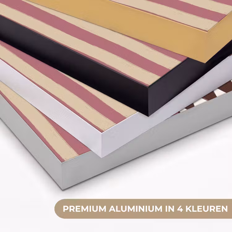 Vrouw - Hoed - Mode - Abstract - Kleurrijk Textielframe zwart klein -USP_kleurenNL