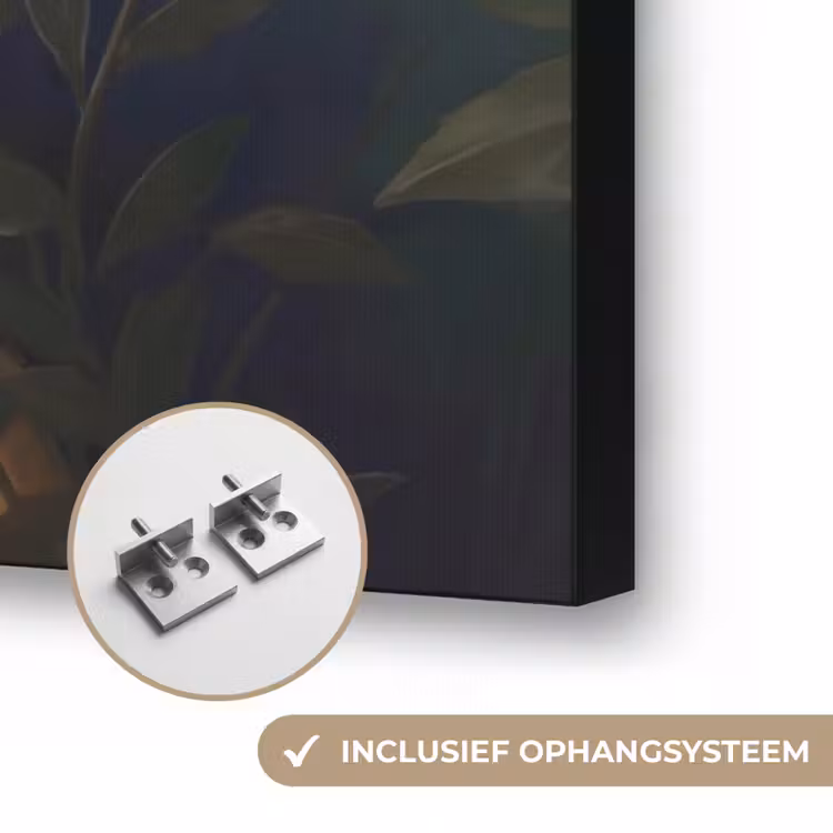 Vrouw - Insecten - Natuur - Portret - Groen Textielframe zwart klein -USP_ophangsysteemNL