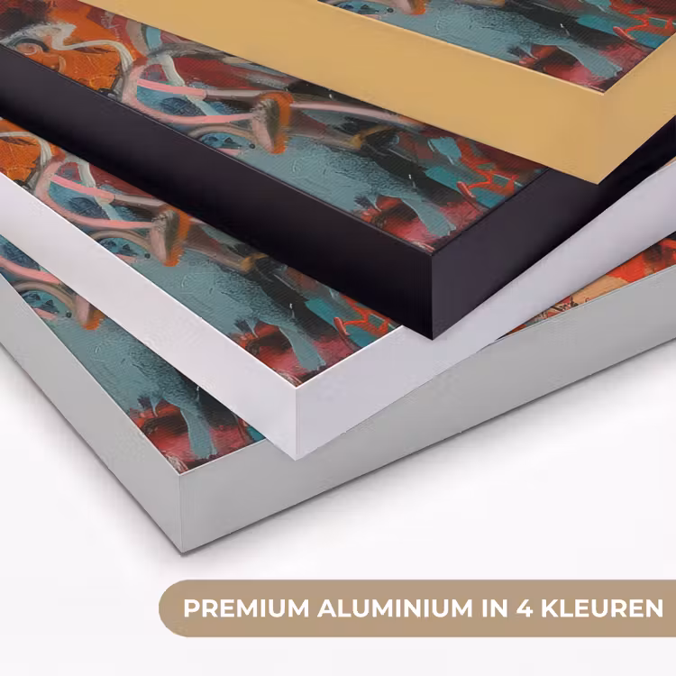 Vrouw - Kauwgom - Graffiti - Love Textielframe zwart klein -USP_kleurenNL