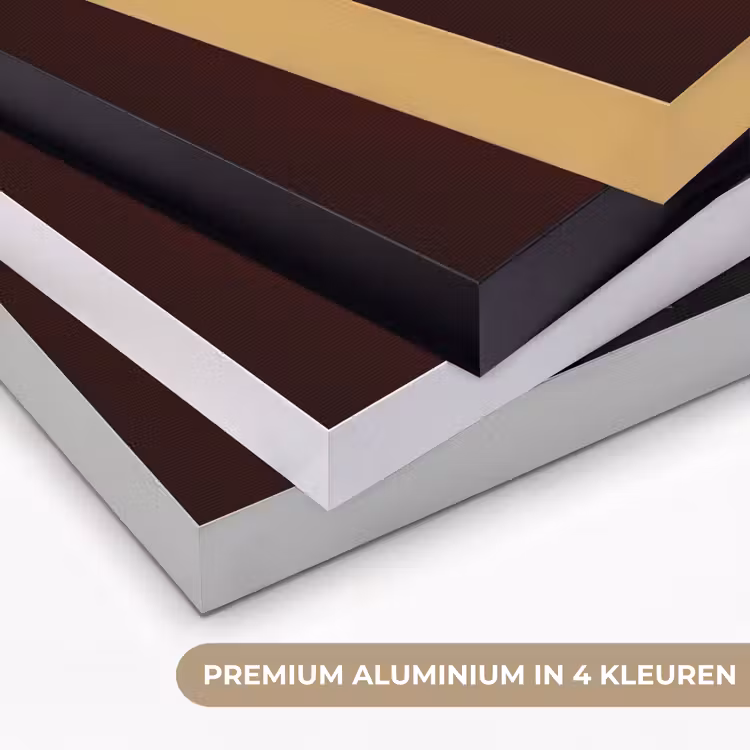 Vrouw - Kersen - Slagroom Textielframe zwart klein -USP_kleurenNL