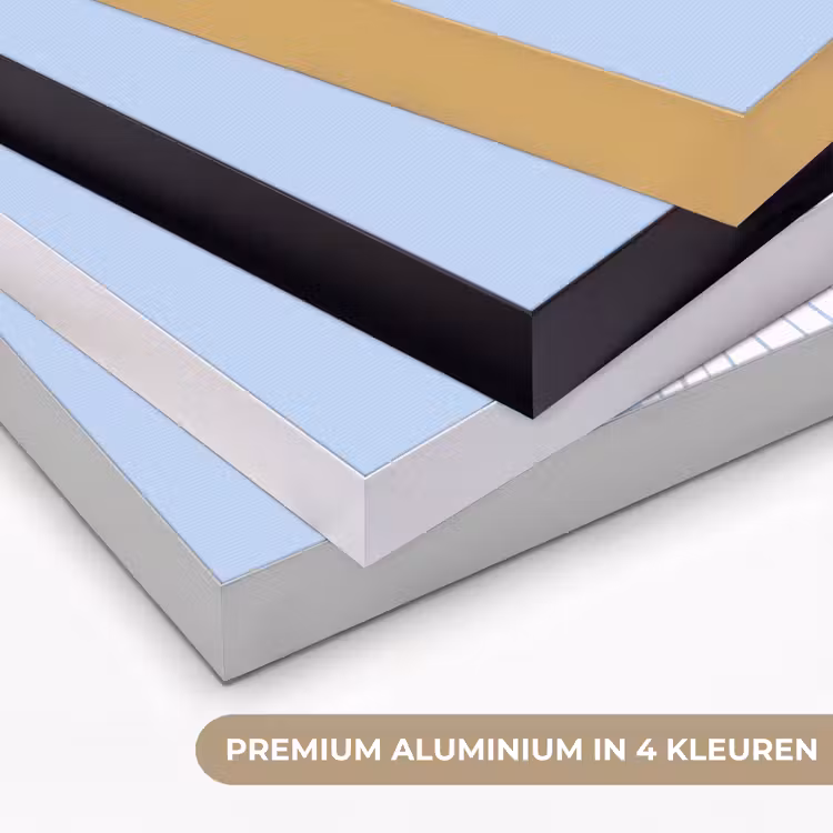 Vrouw - Profiel - Rust - Modern - Illustratie Textielframe zwart klein -USP_kleurenNL