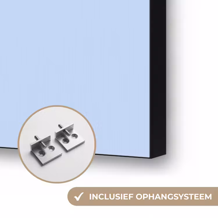 Vrouw - Profiel - Rust - Modern - Illustratie Textielframe zwart klein -USP_ophangsysteemNL