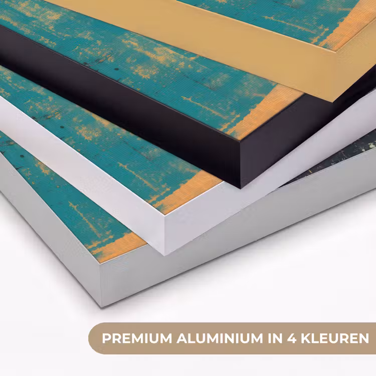 Vrouw - Rode lippen - Expressief - Grafisch Textielframe zwart klein -USP_kleurenNL