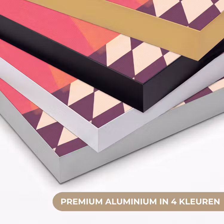 Vrouw - Rust - Interieur - Modern - Kunst Textielframe zwart klein -USP_kleurenNL