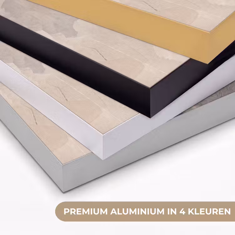 Vrouw - Sereen - Grijs Textielframe zwart klein -USP_kleurenNL