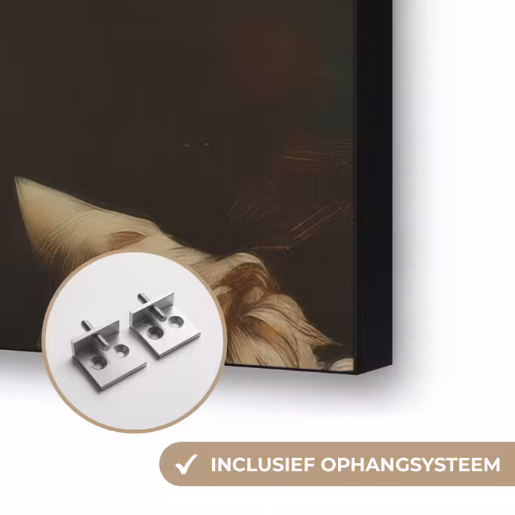 Vrouw - Victoriaans - Portret Textielframe zwart klein -USP_ophangsysteemNL