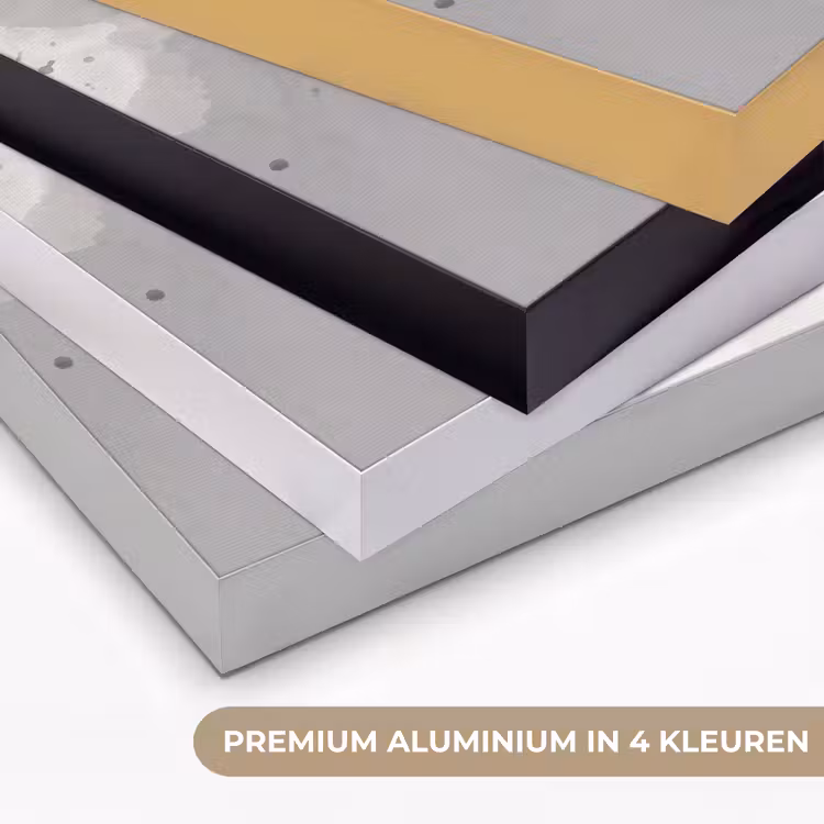 Vrouw - Wolk - Grijs Textielframe zwart klein -USP_kleurenNL