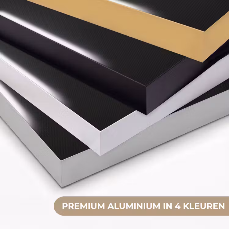 Vrouw - Zwart - Hart Textielframe zwart klein -USP_kleurenNL