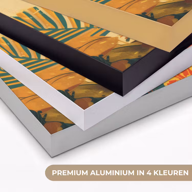 Vrouwelijk - Bloemen - Sieraden Textielframe zwart klein -USP_kleurenNL