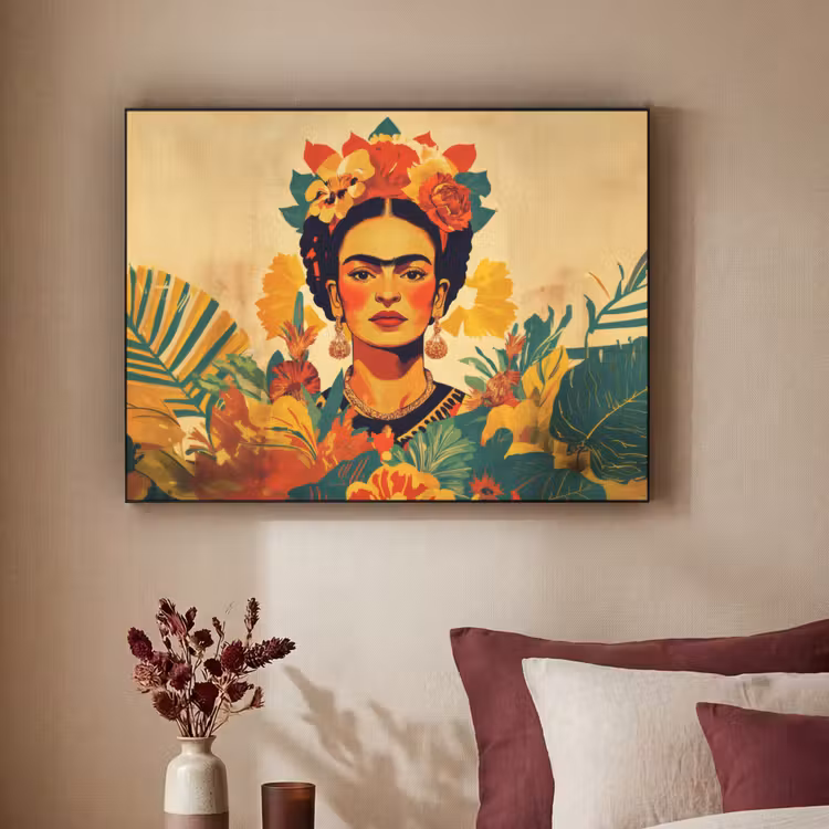 Vrouwelijk - Bloemen - Sieraden Textielframe zwart klein -sfeer1