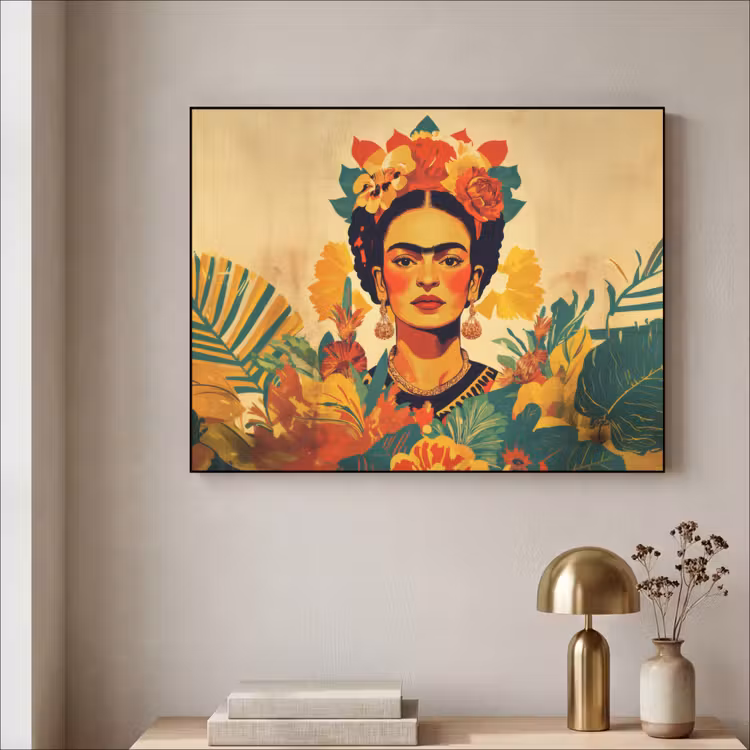 Vrouwelijk - Bloemen - Sieraden Textielframe - compleet frame klein -sfeer2