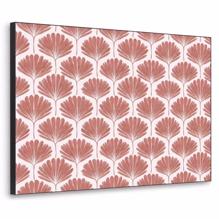Waaier - Motief - Terra Textielframe zwart klein 947 -3d
