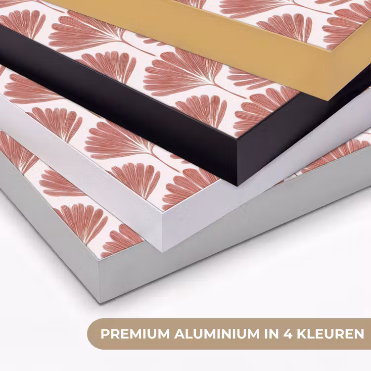 Waaier - Motief - Terra Textielframe zwart klein 947 -USP_kleurenNL