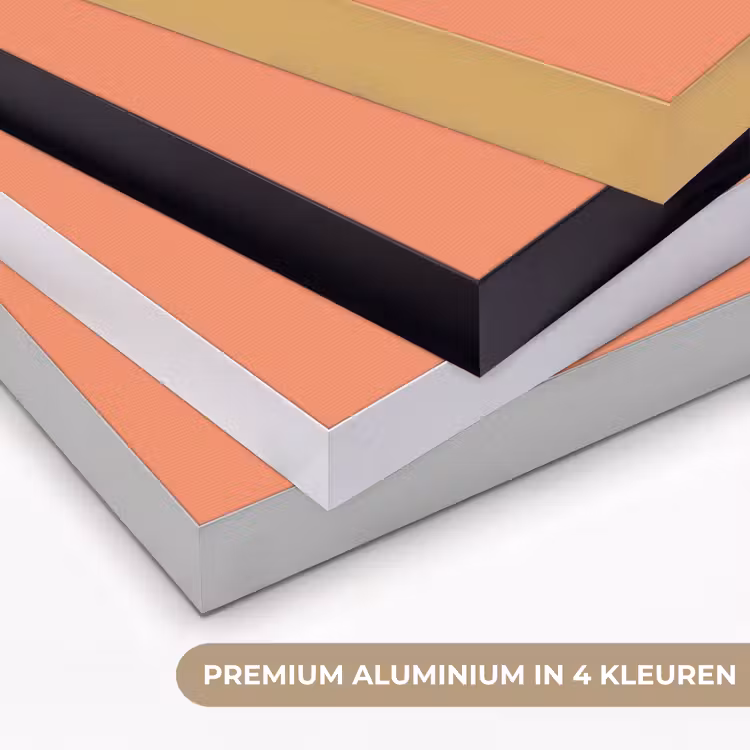 Warm - Clay - Terracotta Textielframe zwart klein 947 -USP_kleurenNL