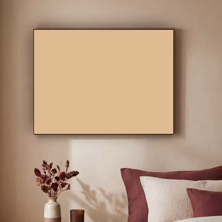 Warm - Sand - Nude Textielframe zwart klein 947 -sfeer1
