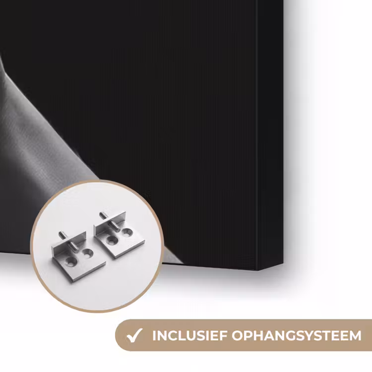 Whiskyglazen - Ijs - Spetters - Zwart Textielframe zwart klein -USP_ophangsysteemNL