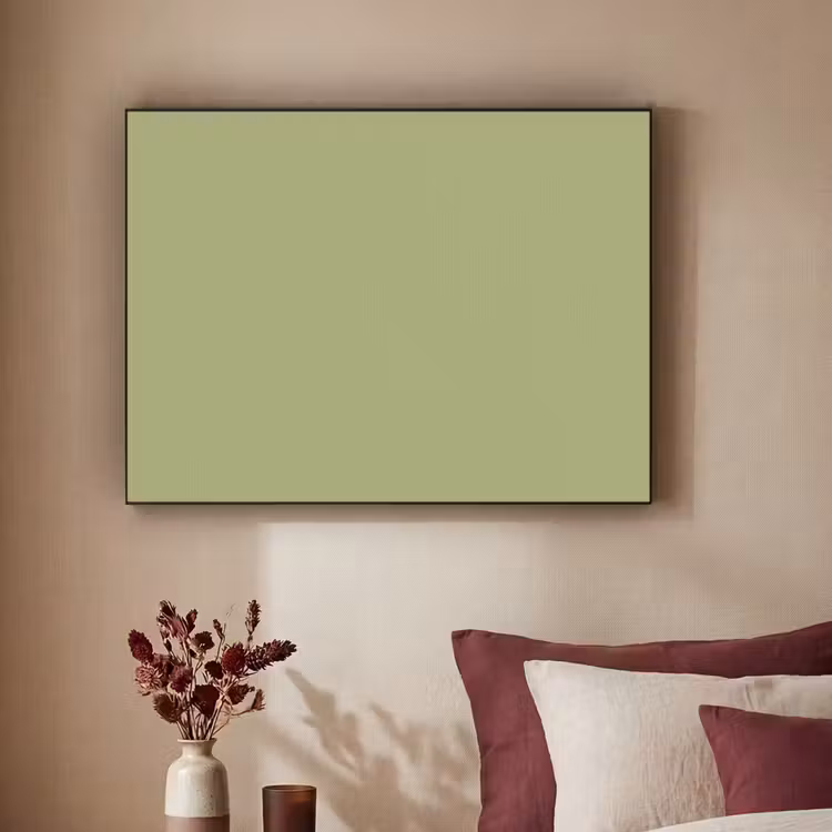 Whispering - Sage - Groen Textielframe zwart klein 947 -sfeer1